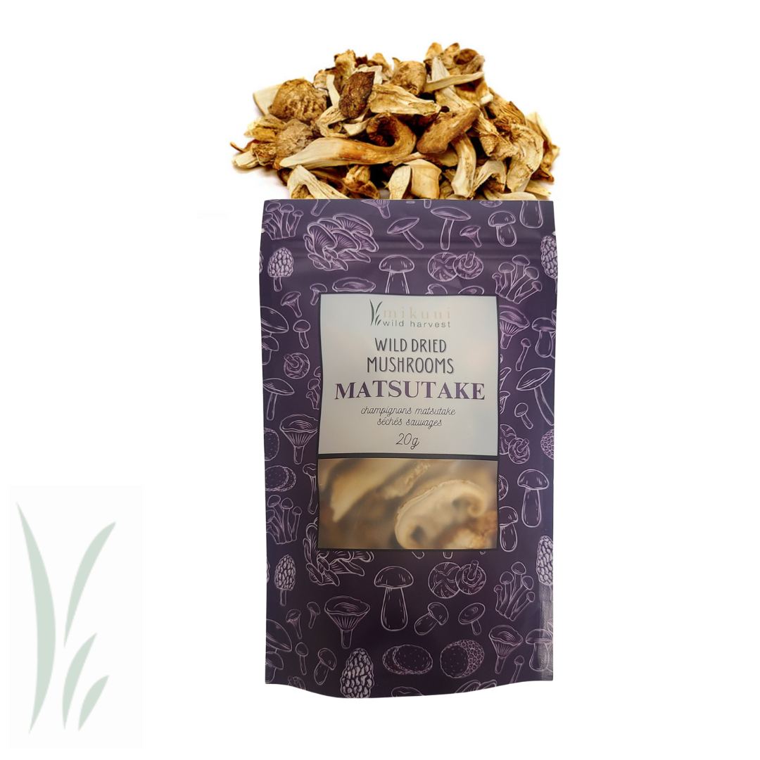 Dried Wild Matsutake Mushrooms / 20 g.