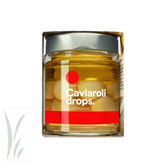 Pearls, Spherical Spicy Olive EVOO Drops / 90 g