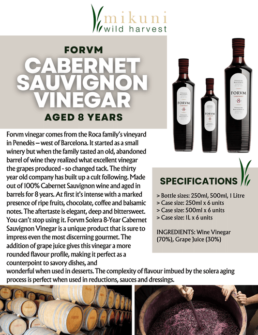 Forvm Cabernet Sauvignon Vinegar (Soleras 8 year) / 500 ml