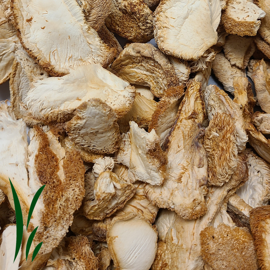 Lions Mane Mushroom, Sliced & Dried / lb